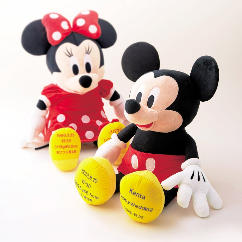 婚礼Mickey Mouse 日本迪士尼感恩礼/谢亲礼米奇米妮重量娃 - 玩具/玩偶 - 其他人造纤维 多色