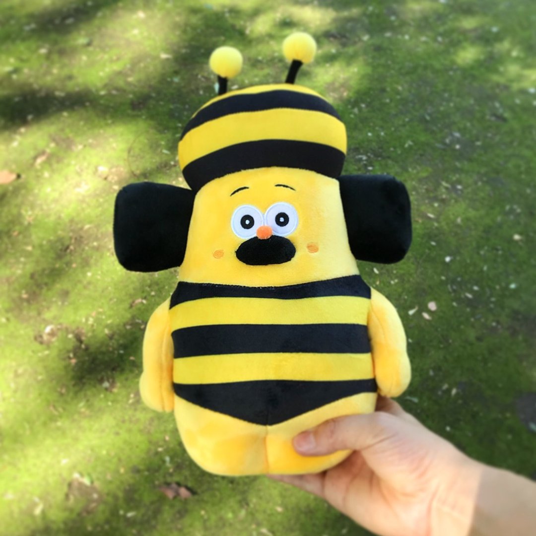 Soft toy _ bee ver. - 玩偶/公仔 - 其他材质 橘色