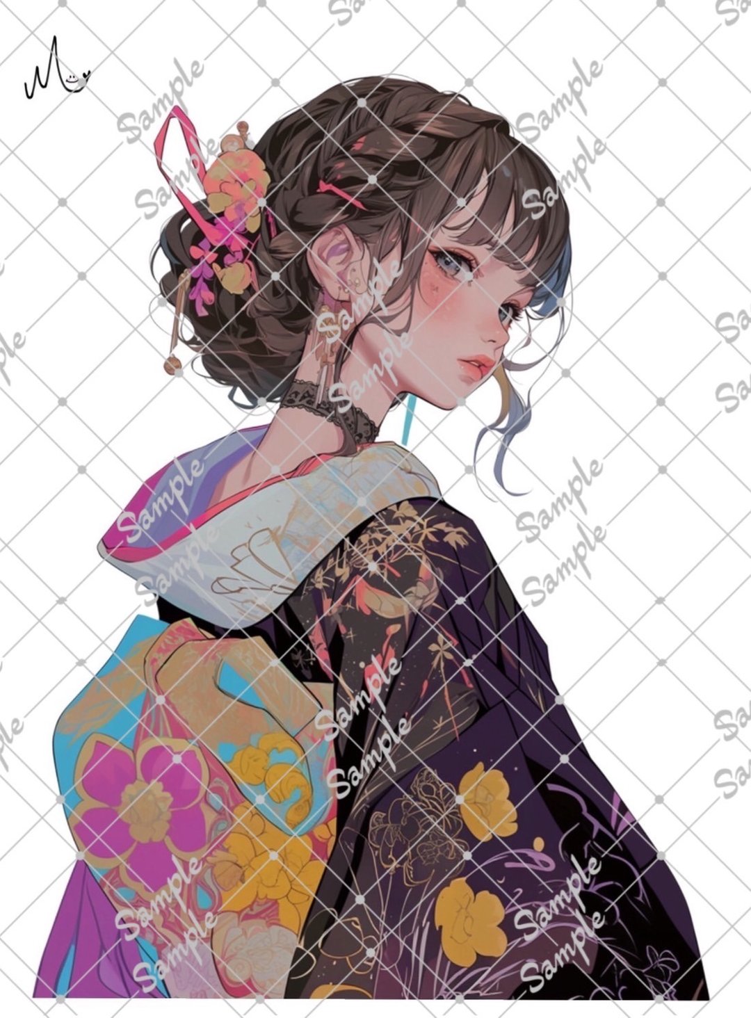 原创人物贴纸 8月新款 - 贴纸 - 纸 