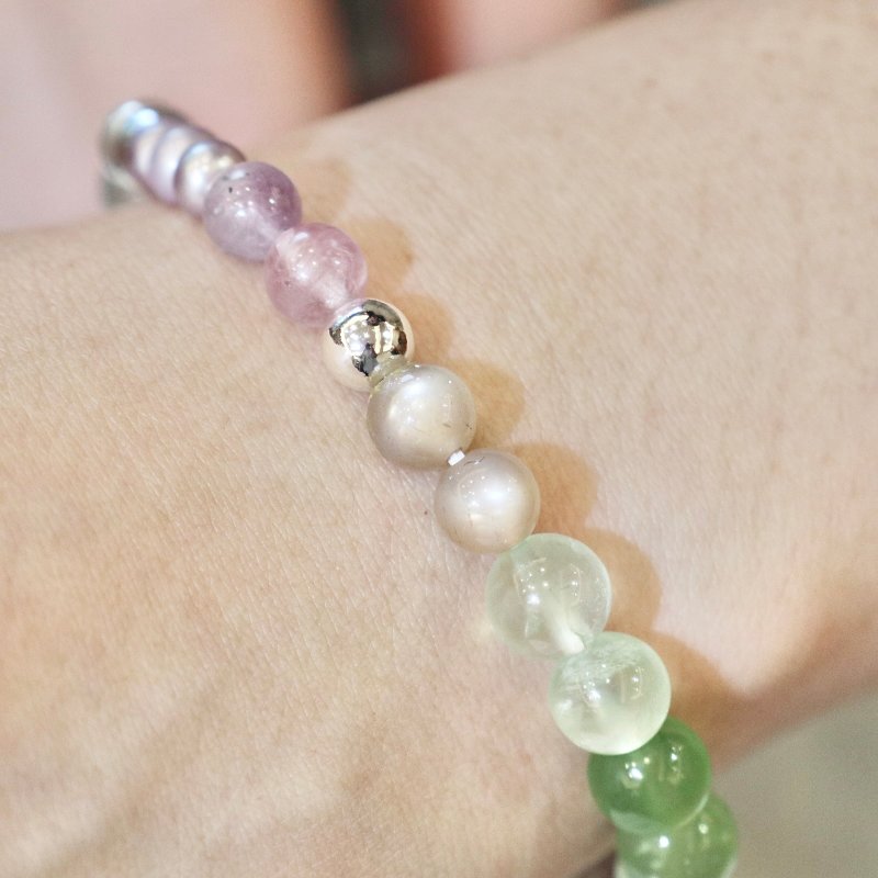 稳定变形 太阳骨干铀玉  能量手环 - 手链/手环 - 水晶 多色