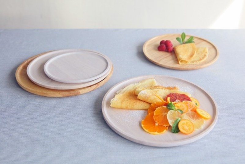 ACACIA 圆形木制餐盘  ( L ) - 盘子/餐盘/盘架 - 木头 咖啡色