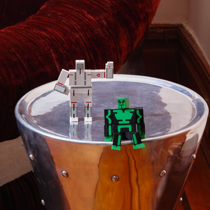 Cubebot 酷比太空好朋友【限定】木制变形积木机器人生日儿童礼物 - 玩偶/公仔 - 木头 