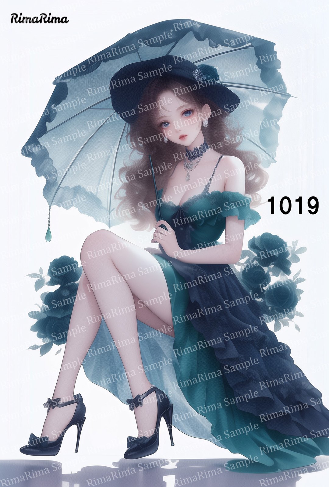 1019 原创贴纸 原创人物贴纸 贴纸 标签 りまりま RimaRima - 贴纸 - 纸 