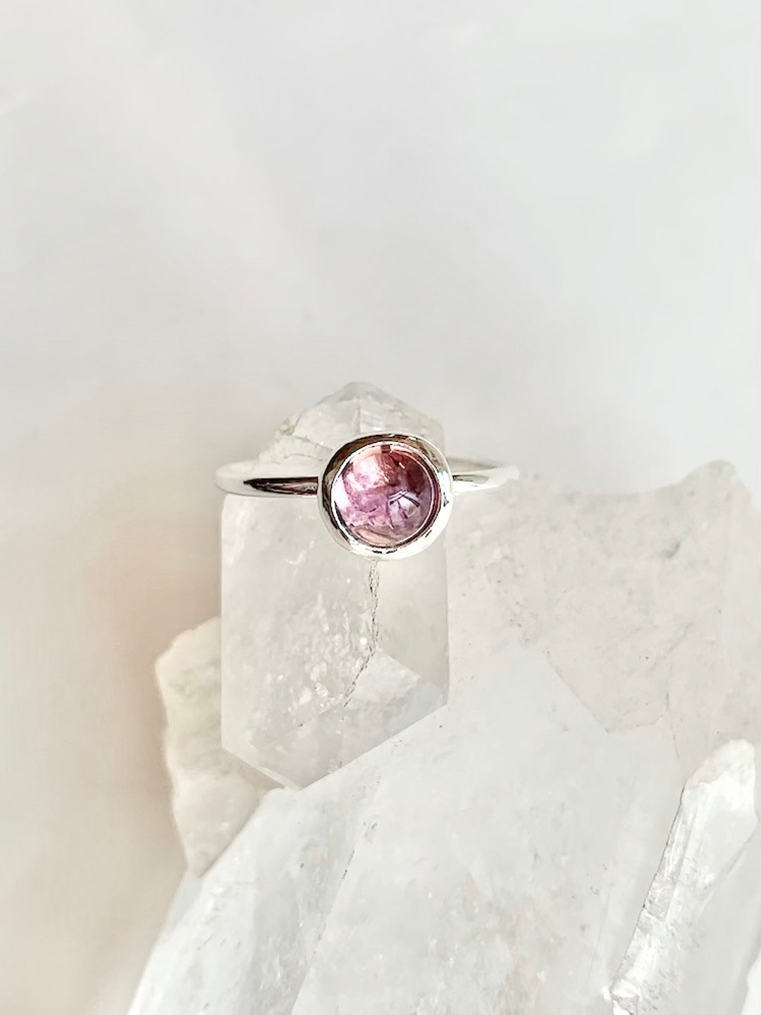 Pink Tourmaline Ring No. 12 - 戒指 - 宝石 粉红色
