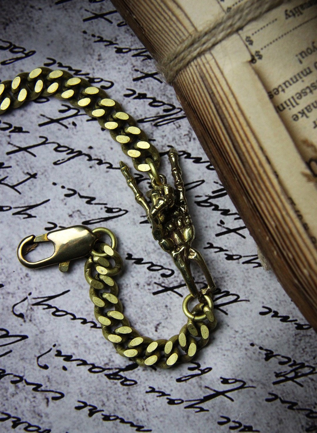 The Hand skeleton bracelet.(V.5) by defy - 手链/手环 - 其他金属 