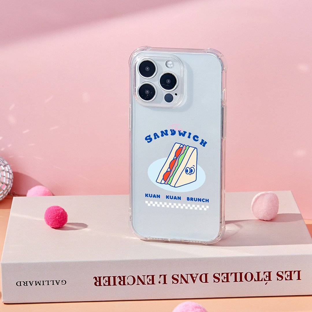 KUAN新鲜三明治全气囊防摔iPhone手机壳 - 手机壳/手机套 - 塑料 透明