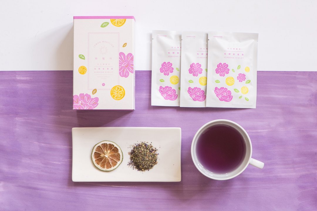 浮光柠檬茶－马鞭紫罗兰 (常温) - 茶 - 新鲜食材 紫色