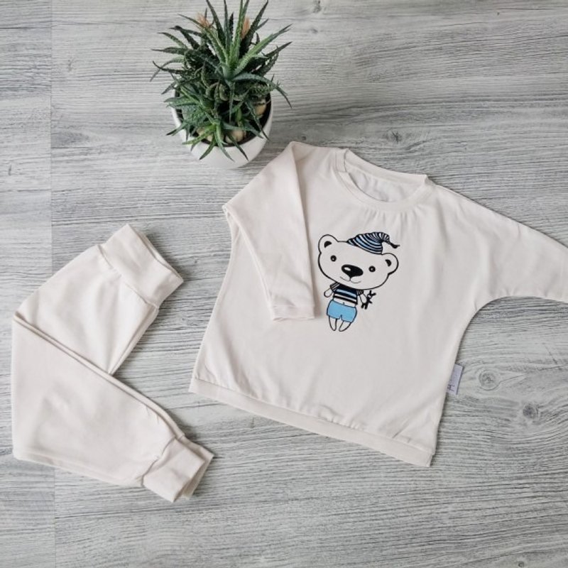Two piece kids pajamas teddy - 其他 - 棉．麻 