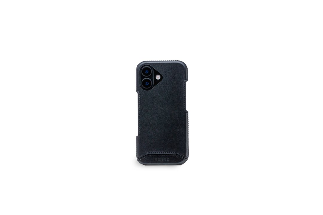 iPhone 17 经典系列-磁吸手机皮套-碳黑 - 手机壳/手机套 - 真皮 黑色