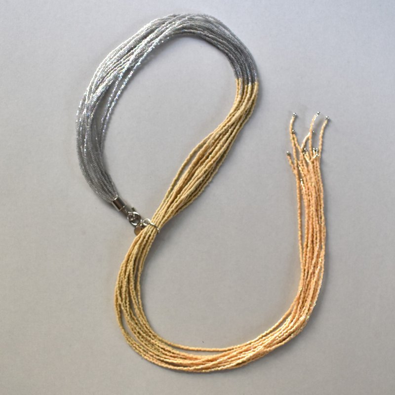 2025.10.新作 _ 芒草 (SUSUKI) 80cm / 银色 - 项链 - 玻璃 