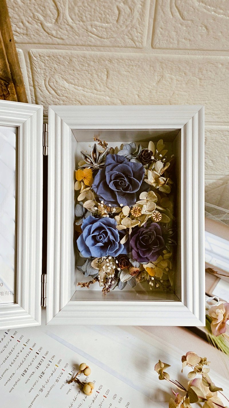 美好时光|永生花相框 母亲节 谢师花礼 毕业 结婚 生日 退休 升迁 - 画框/相框 - 植物．花 