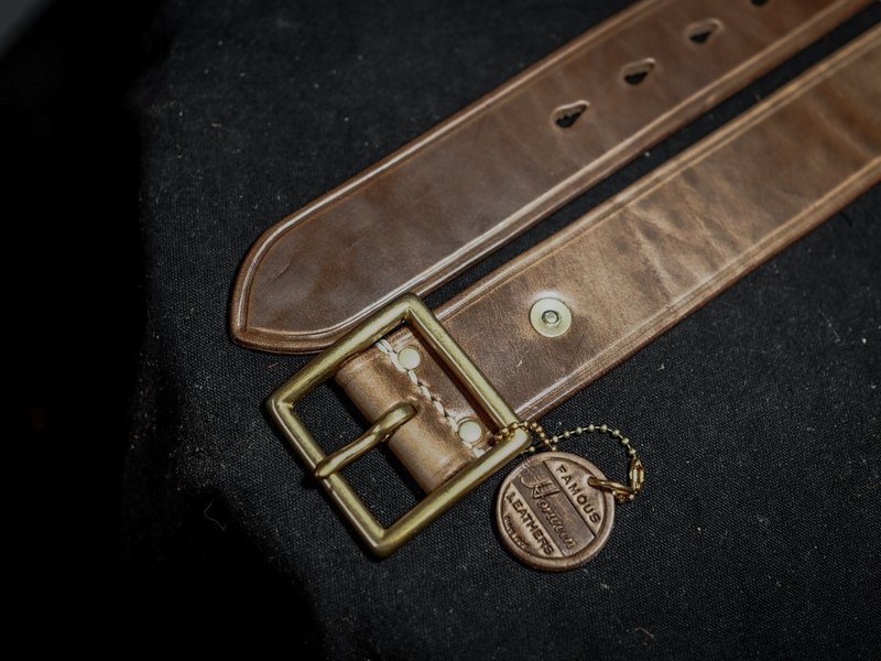 The New Garrison Belt-皮革腰带 - 皮带/腰带 - 真皮 咖啡色