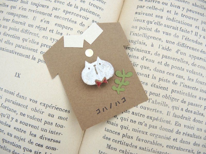 慵懒猫-颜-小-胸针/别针 - 胸针 - 陶 多色