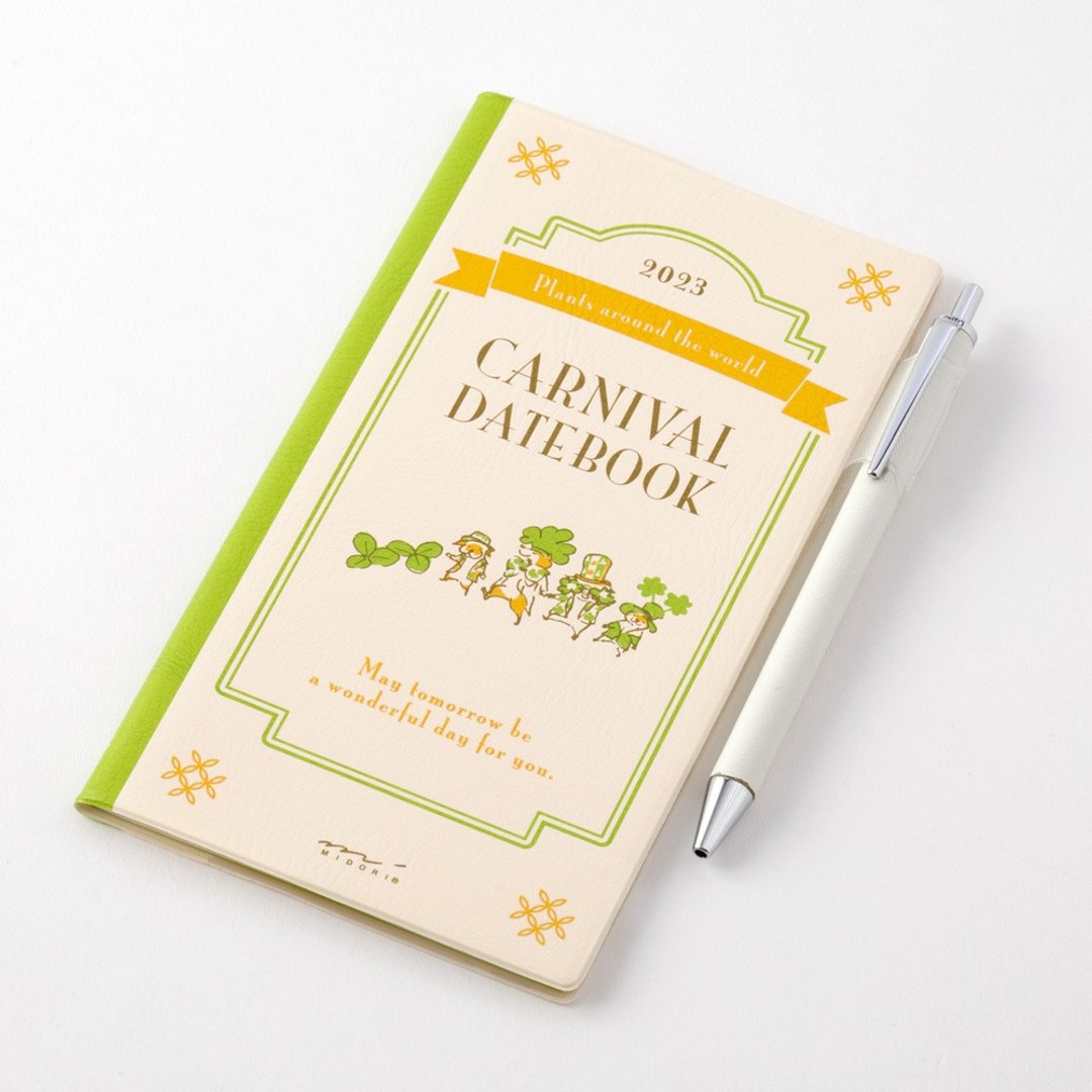 MIDORI Pocket Diary 2023 手帐长形 月间 嘉年华 - 笔记本/手帐 - 纸 多色