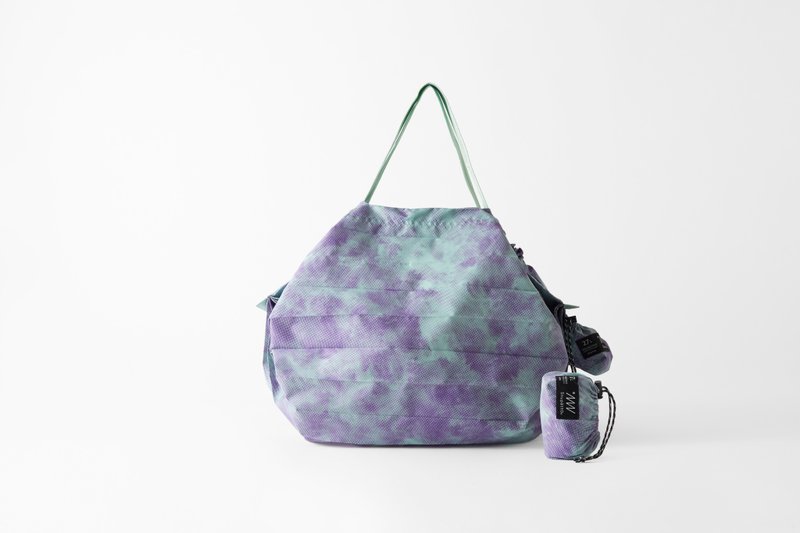 日本Shupatto Packable 折叠环保袋 27L - Evening Mist - 侧背包/斜挎包 - 尼龙 多色