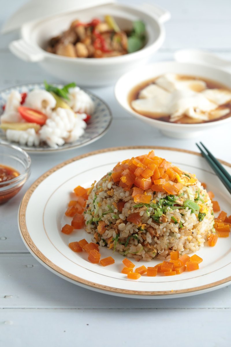 满汉全席自己做! 乌鱼子炒饭、三杯鸡、五味中卷与手工豆花 - 美食 - 新鲜食材 