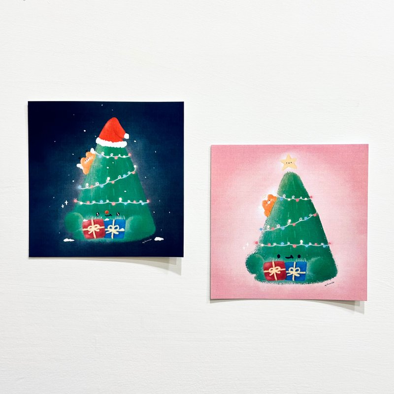 圣诞树卡片 - 卡片/明信片 - 纸 