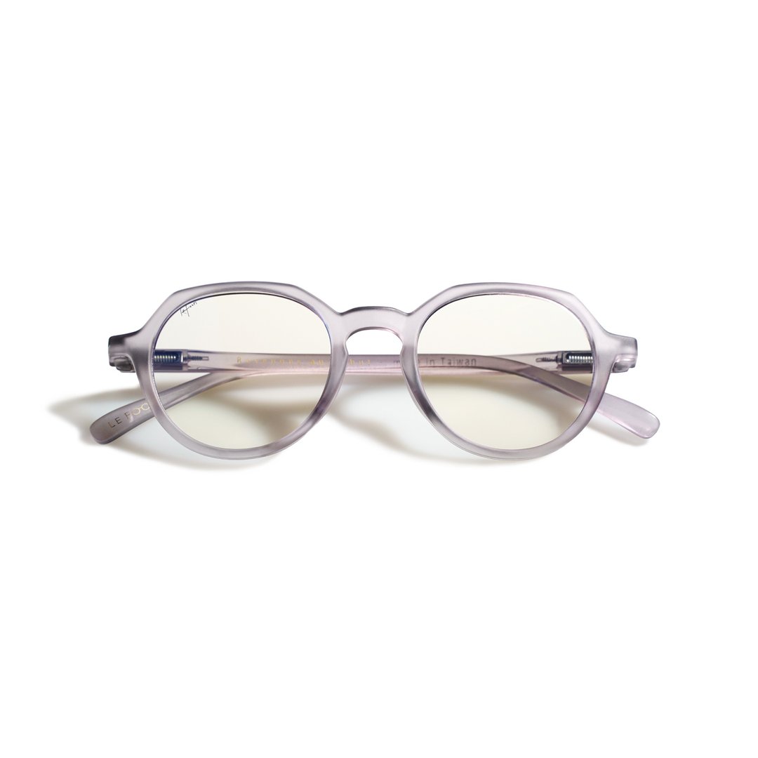 CROWN PANTO GLASSES 成人皇冠型抗蓝光眼镜 - 磨砂雾紫 - 眼镜/眼镜框 - 塑料 紫色
