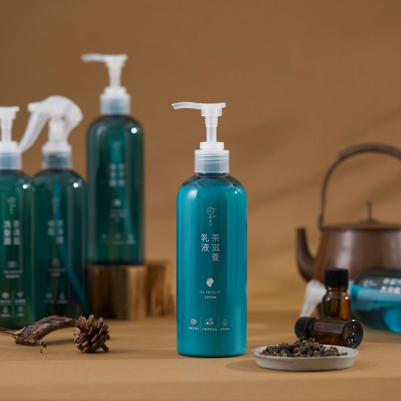 七三茶堂 茶炭方 洁净护理丨茶滋养乳液 320ml(全身适用) - 身体护肤/按摩油 - 其他材质 蓝色