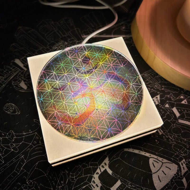 透光圆盘能量om灯组 - 摆饰 - 压克力 多色