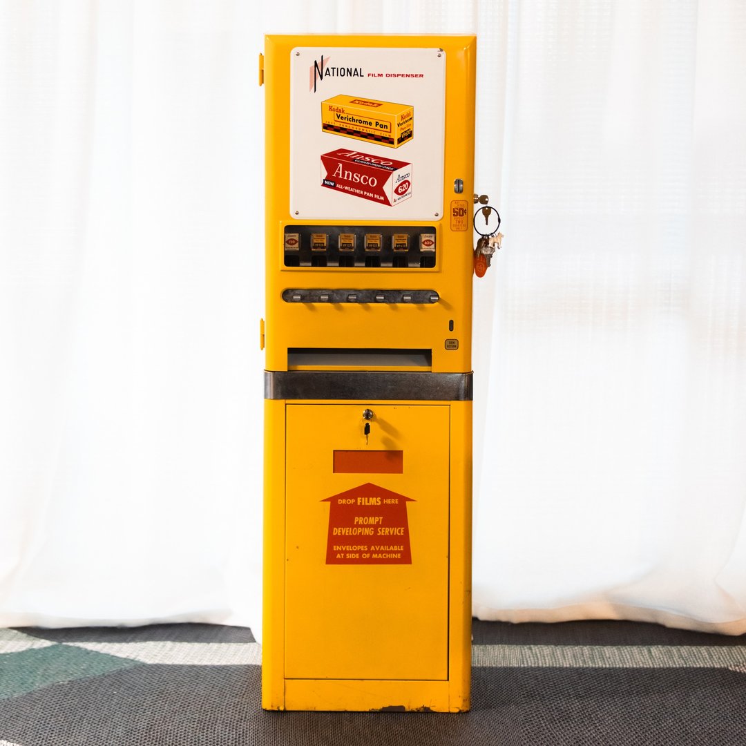 Kodak Vending Machine 美国制 1949s 柯达底片贩卖机 - 其他家具 - 其他金属 黄色