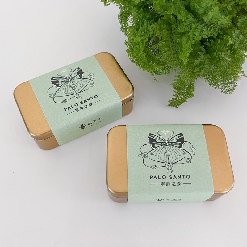 宁静之森_秘鲁圣木 Palo Santo_铁盒7支装 - 香薰/精油/线香 - 植物．花 金色