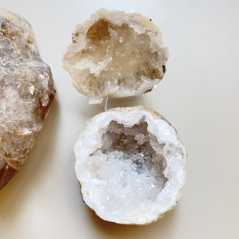 S-4 摩洛哥白水晶聚宝盆 - 摆饰 - 水晶 