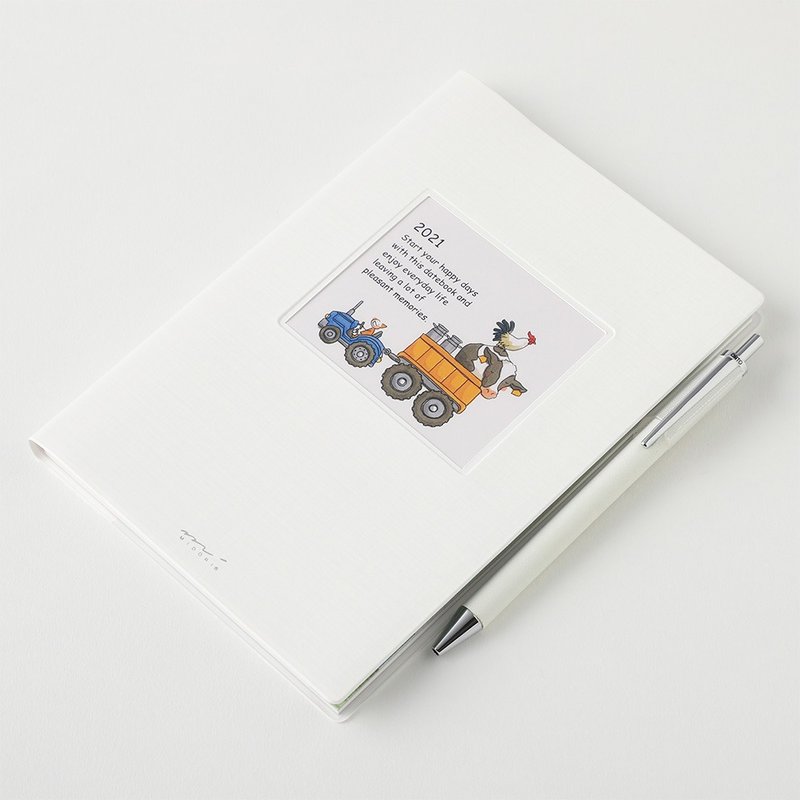 MIDORI Pocket Diary 2021手帐(月单周)B6搭乘工具 - 笔记本/手帐 - 纸 多色