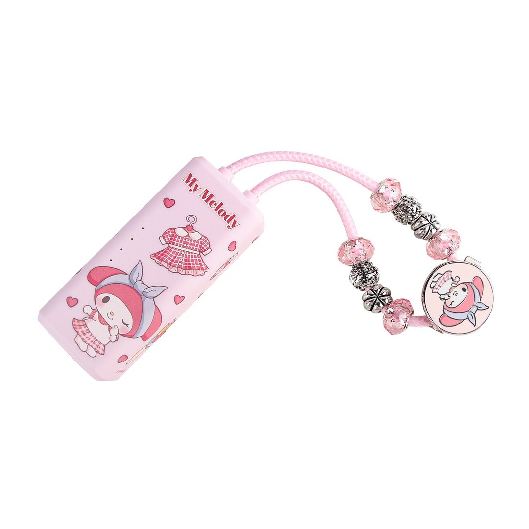 2 合 1 – 5000mAh充电器&SD读卡器 – My Melody (新图案版本) - 充电宝/传输线 - 塑料 粉红色
