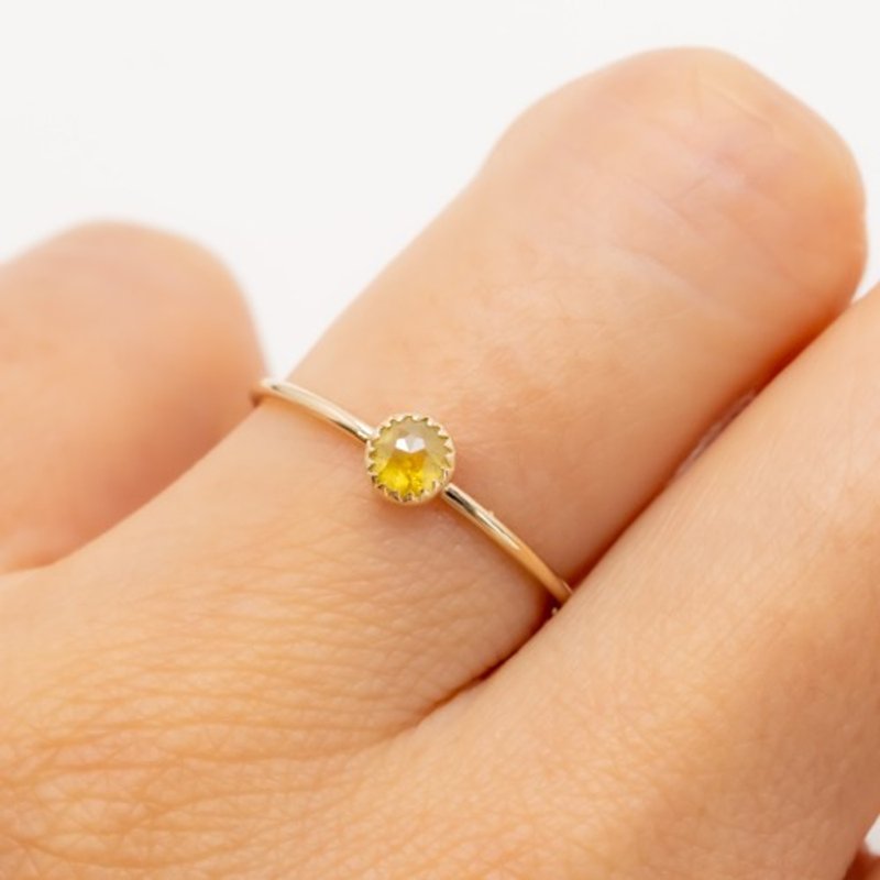 含羞草许愿戒指 - 戒指 - 宝石 