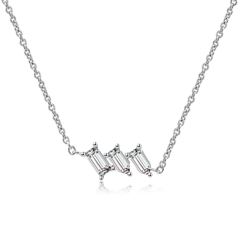 【美钻银饰】 锆石 925纯银三重宝石手链 | Montresor Infini - 手链/手环 - 纯银 