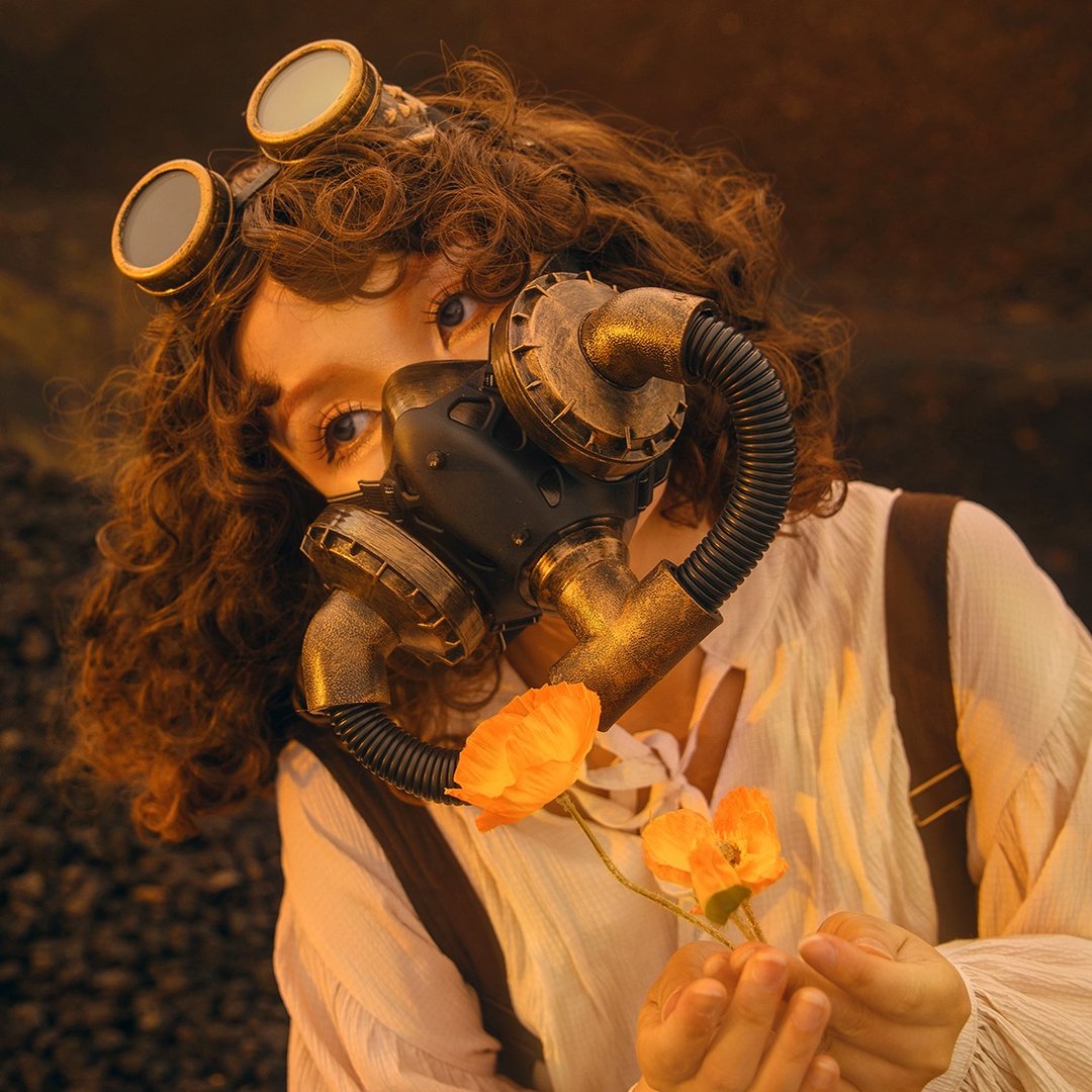 蒸汽朋克 steampunk 复古 大管道 装饰用面具 面罩 - 其他 - 其他材质 黑色