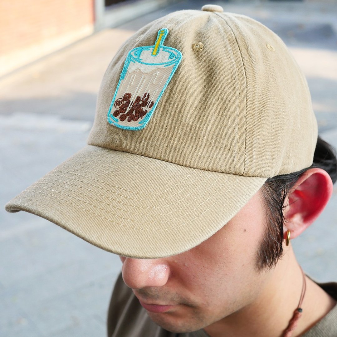 水洗鸭舌帽 Washed Cap - 摇摇 礼物推荐 - 帽子 - 棉 卡其色