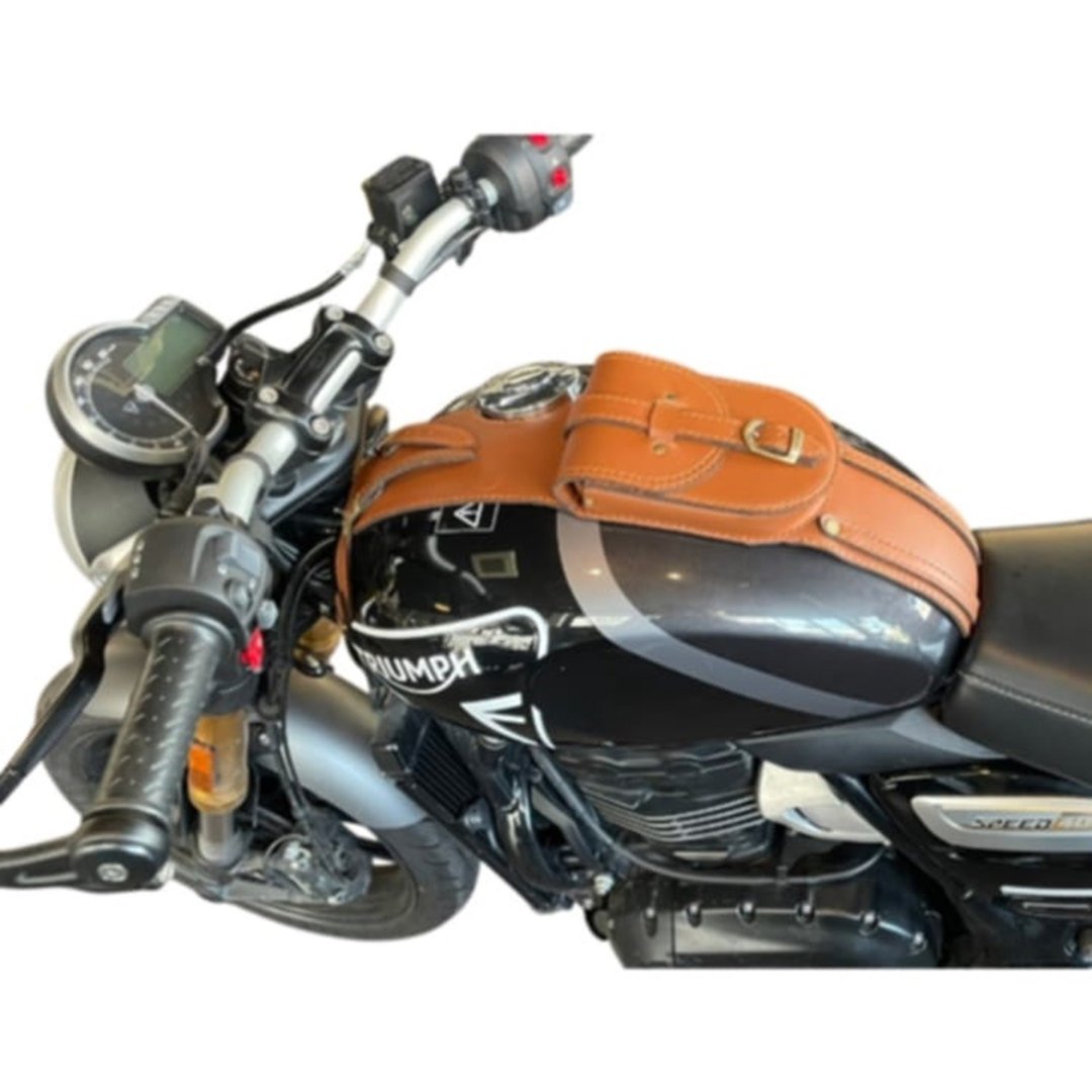 Triumph Speed 400 真皮油箱包 - 其他 - 真皮 黑色