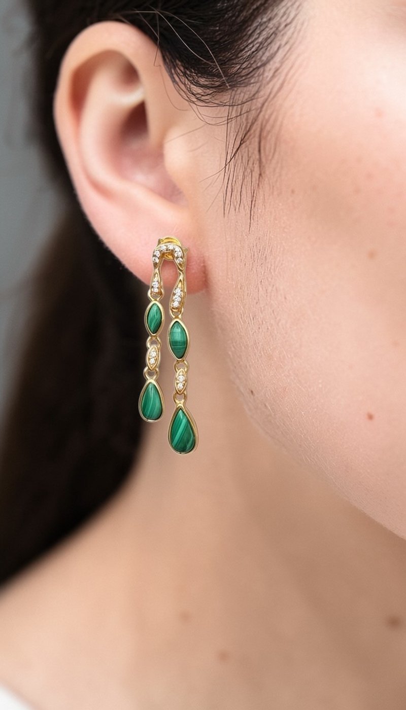 流光之序 - 生长 - 耳环/耳夹 - 银 