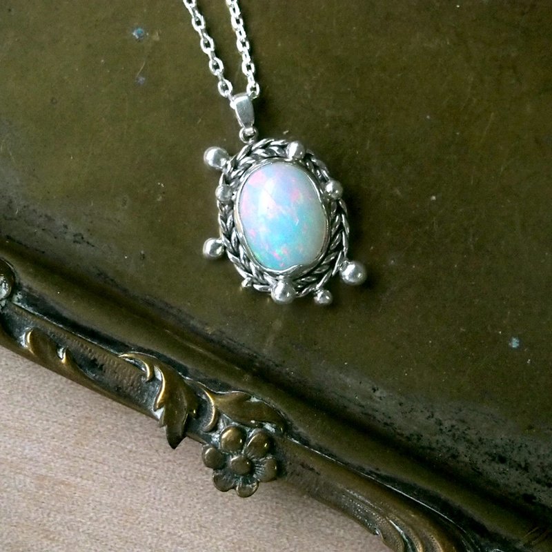 奇幻童真马戏-天然蛋白石坠饰 - 项链 - 宝石 