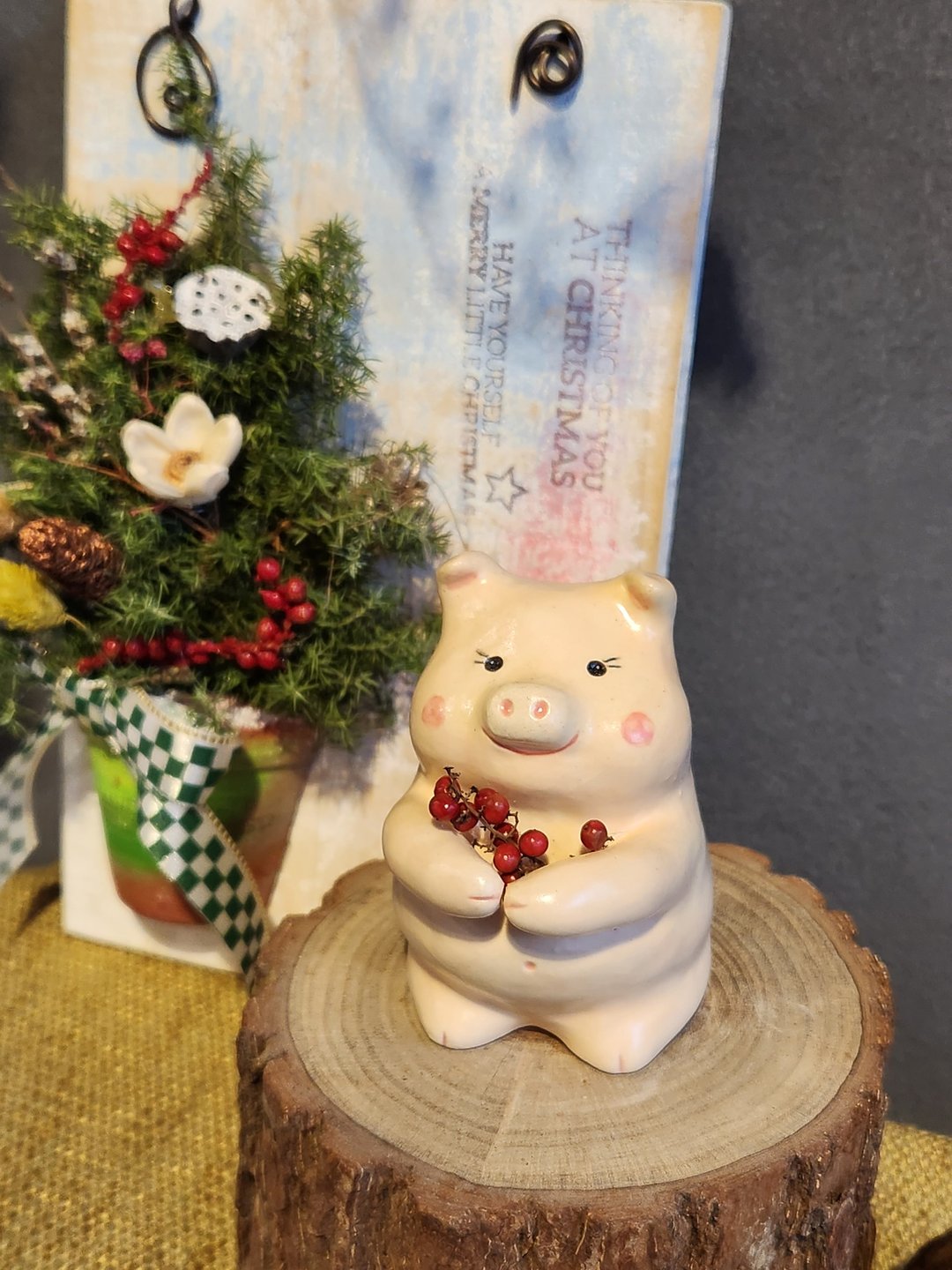 粉红小猪 - 玩偶/公仔 - 陶 