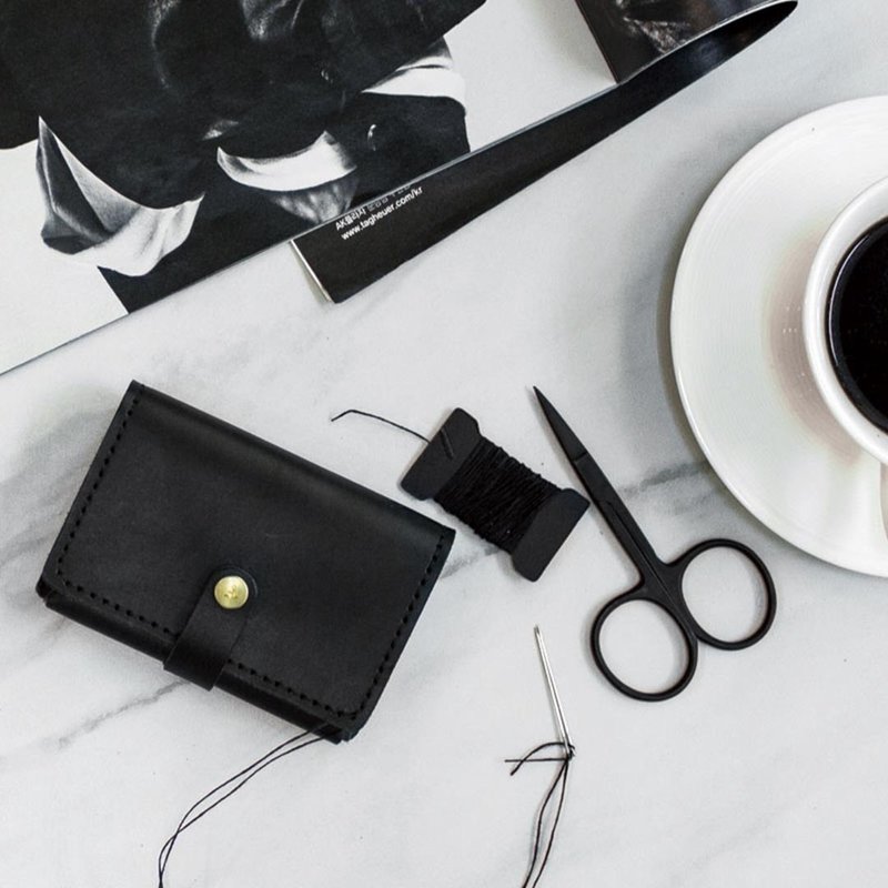 Pinkoi 品品学堂・10 月深度探索・ADOLE 真皮名片夹工艺体验坊 - 皮件 - 真皮 