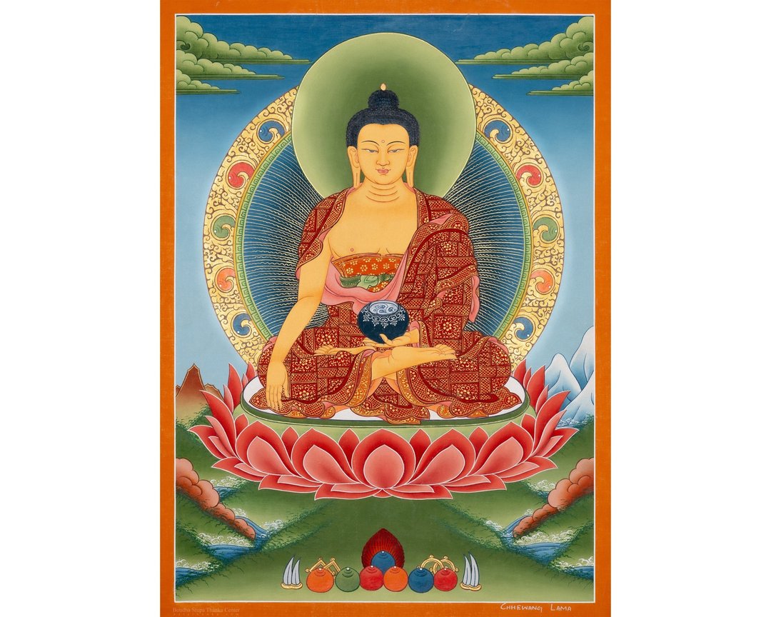释迦牟尼的智慧唐卡 - 墙贴/壁贴 - 其他材质 多色