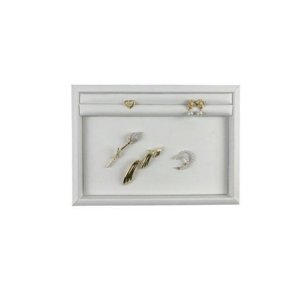 tray ring necklace - 收纳用品 - 棉 白色