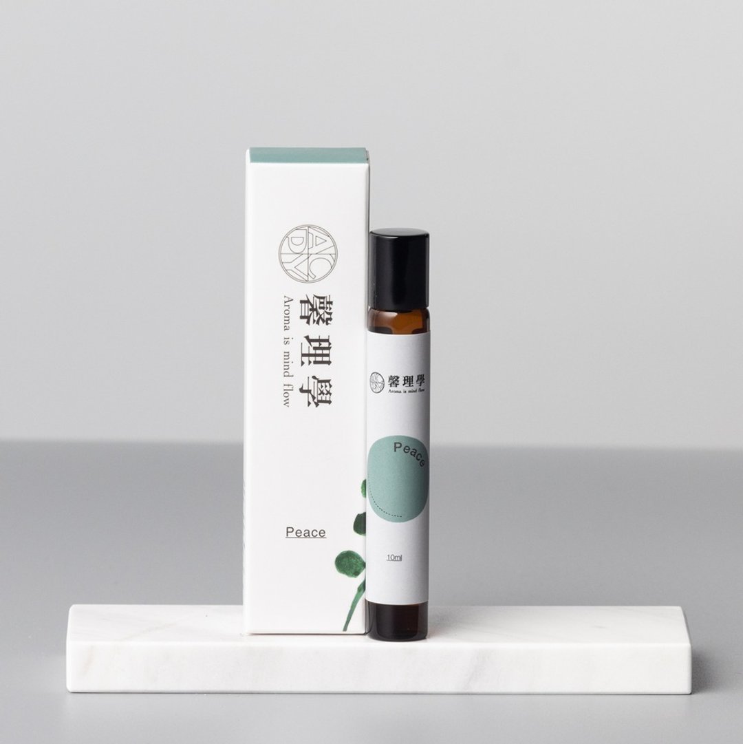 天然精油按摩瓶-平静 草本调/10ml/香氛指缘油 - 香薰/精油/线香 - 精油 绿色