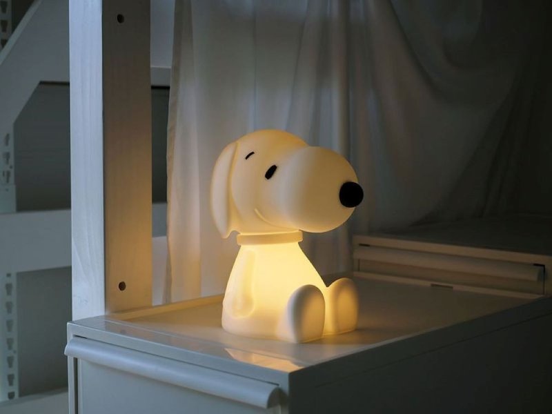 【温馨氛围】Snoopy First Light 史努比造型夜灯 - 灯具/灯饰 - 硅胶 白色