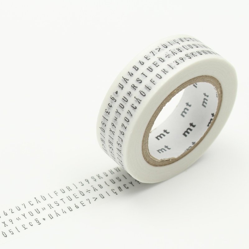 mt 和纸胶带 ex【文字列 (MTEX1P123)】2017SS - 纸胶带 - 纸 白色