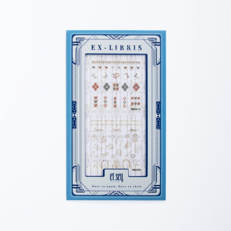 BD1350 立体美甲贴 菱纹浪潮里的不安份纯真 - 指甲油/指甲贴 - 其他材质 多色