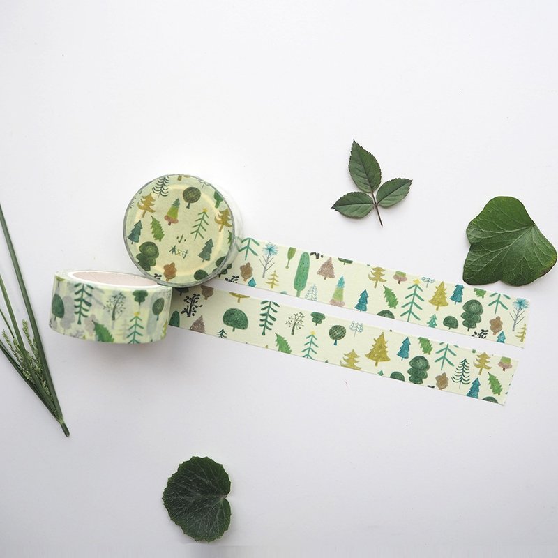 我是森林里的一棵小树纸胶带/tree/手账 - 纸胶带 - 纸 绿色
