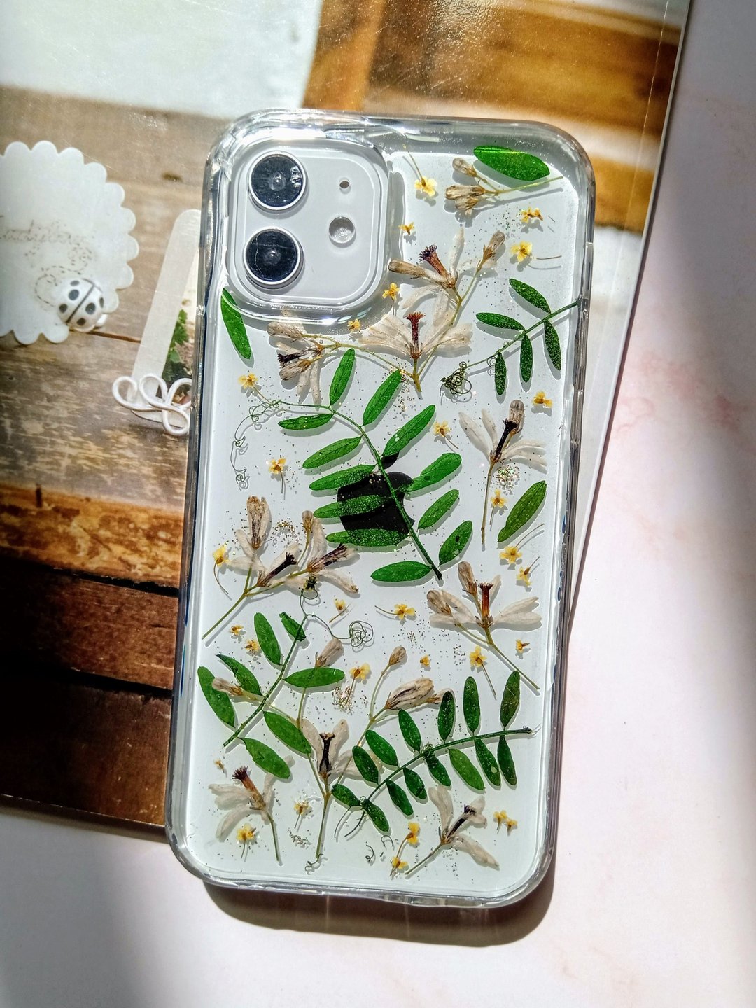 手作押花手机保护壳| 现货 - 手机壳/手机套 - 塑料 多色