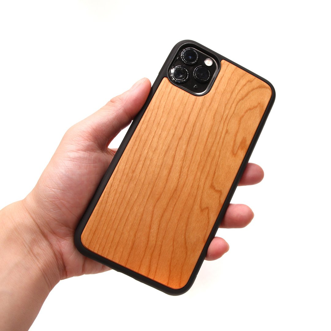 IPHONE 11 Pro Max 实木手机壳－樱桃木 - 手机壳/手机套 - 木头 