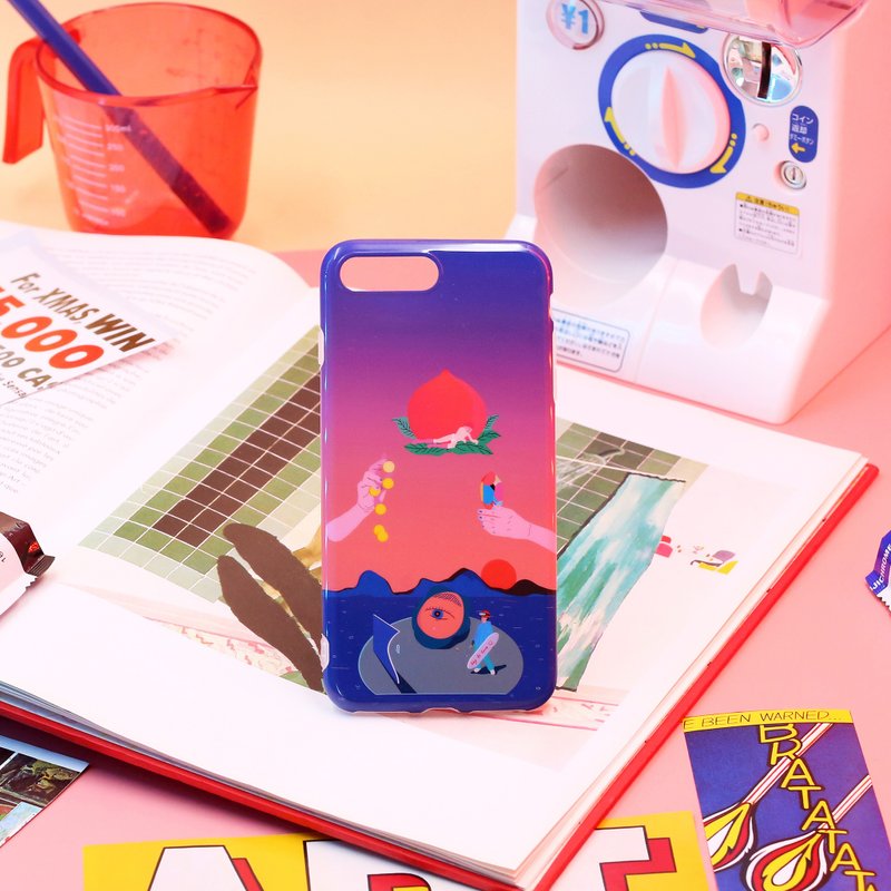 三时七有SENSECUE 原创设计插画卡通潮酷iphone手机壳软包边 幻舞 - 手机壳/手机套 - 环保材料 