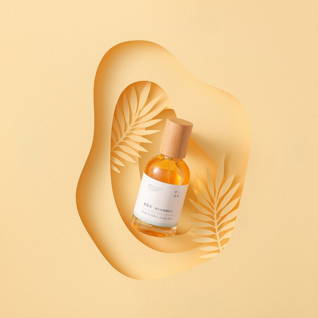 自然系织品空间喷雾丨宁静-香脂系香气 - 香薰/精油/线香 - 其他材质 卡其色