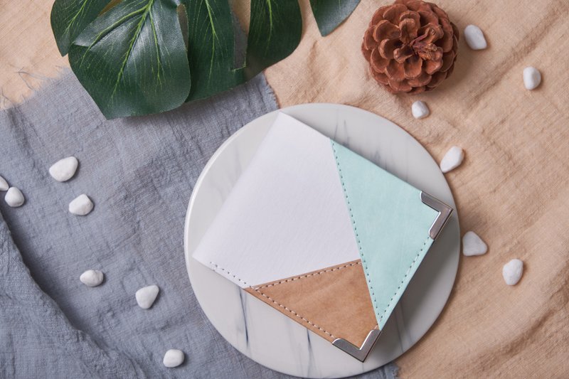 【纸造可能】 集色 patchwork 系列 短银包*升级版*  皮夹 - 皮夹/钱包 - 纸 白色